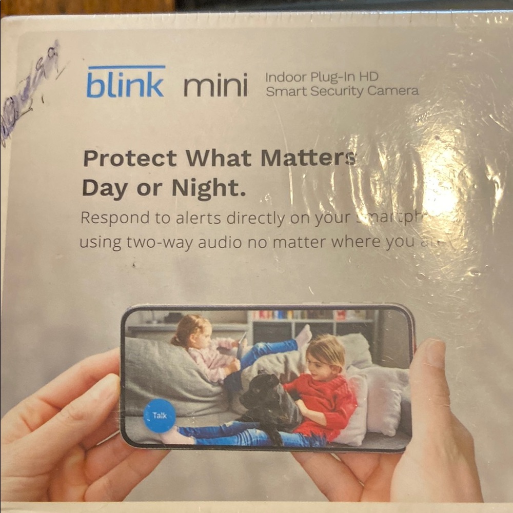 Blink Mini Indoor Plug-In HD Smart Security Camera